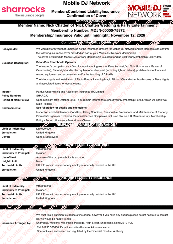 PLI CERTIFICATE